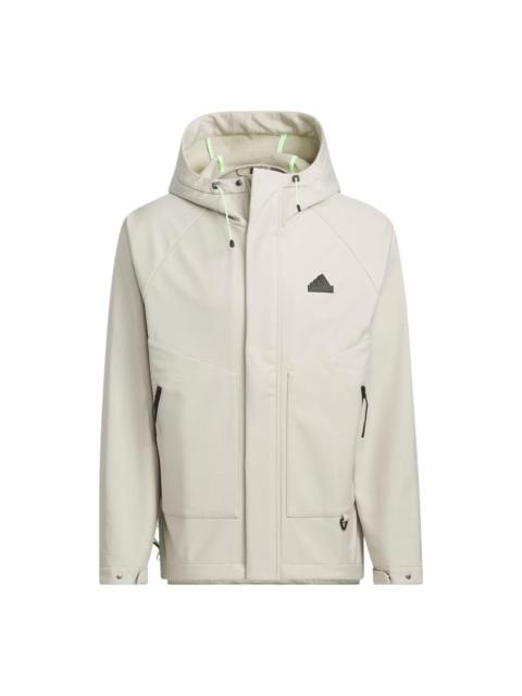 adidas City Escape Jacket Asia Sizing 'White' JE8575