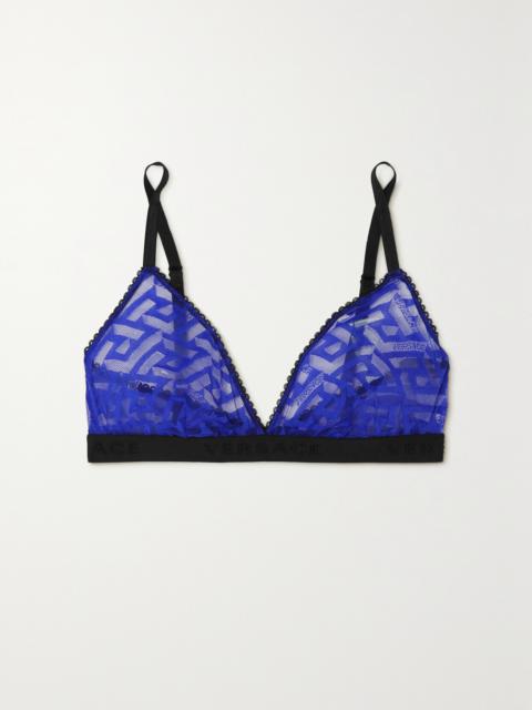 Tulle Soft-cup Triangle Bra
