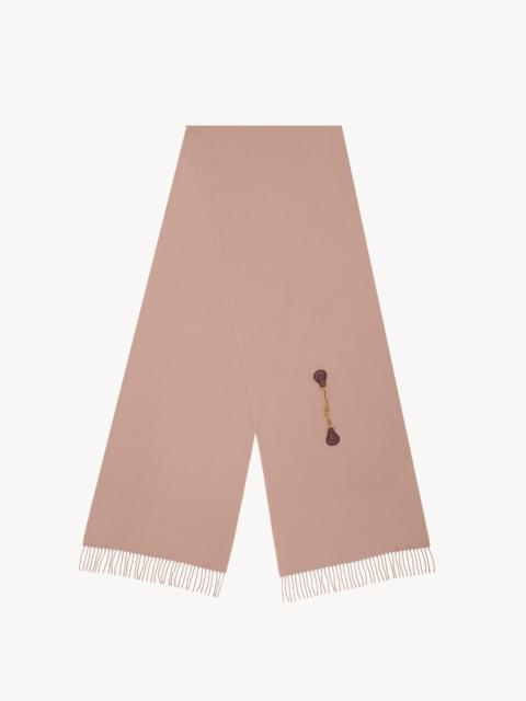 THE CHLOÉ ICONIC SCARF IN WOOL