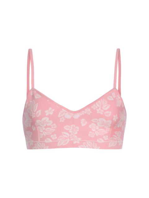 Exclusive Riviera Floral Bra Top pink