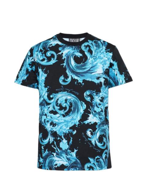 baroque-print T-shirt