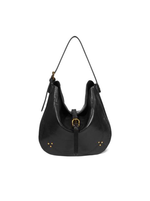 Luis buckle studded shoulder bag