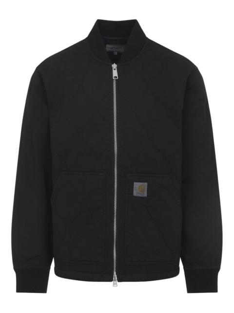 zip-up bomber jacket