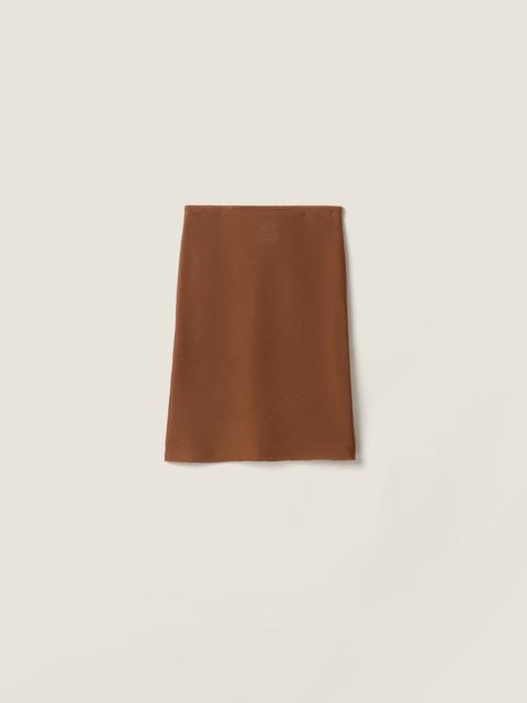 Silk mid-length skirts