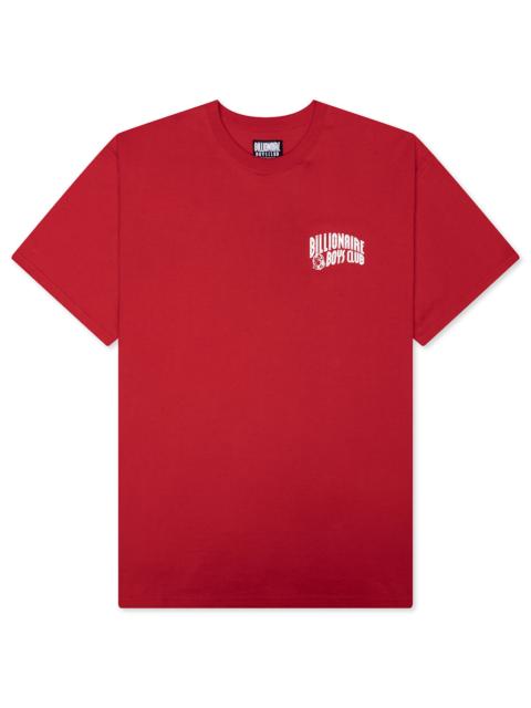 SMALL CURVE S/S TEE - RED