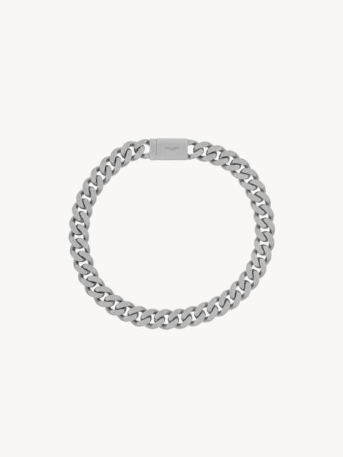 metal curb chain necklace