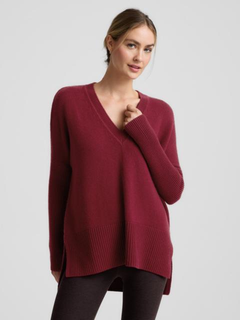 Wool-Cashmere V-Neck Sweater