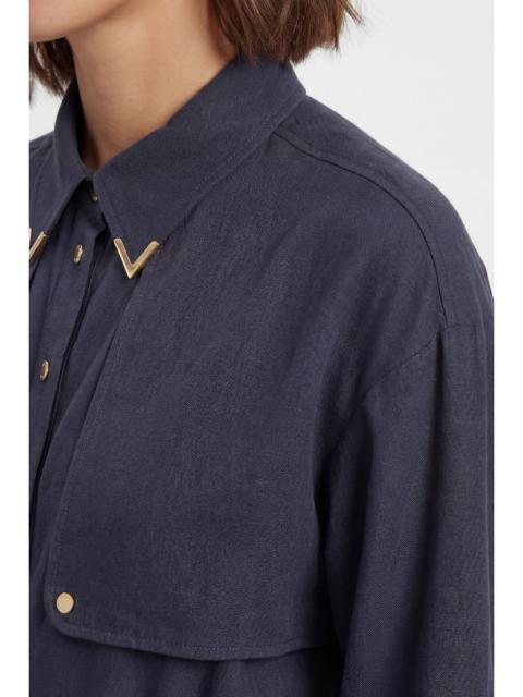 Cupro Utility Twill Woven Jumpsuit