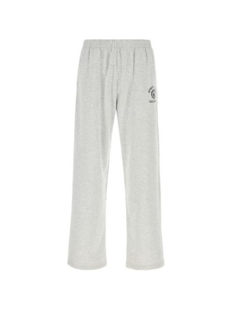 light grey cotton track pants