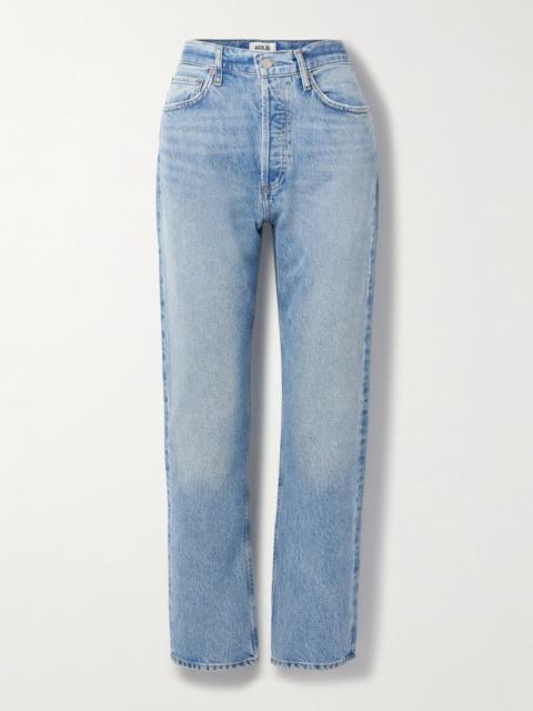 '90s Pinch Waist High-rise Straight-leg Organic Jeans