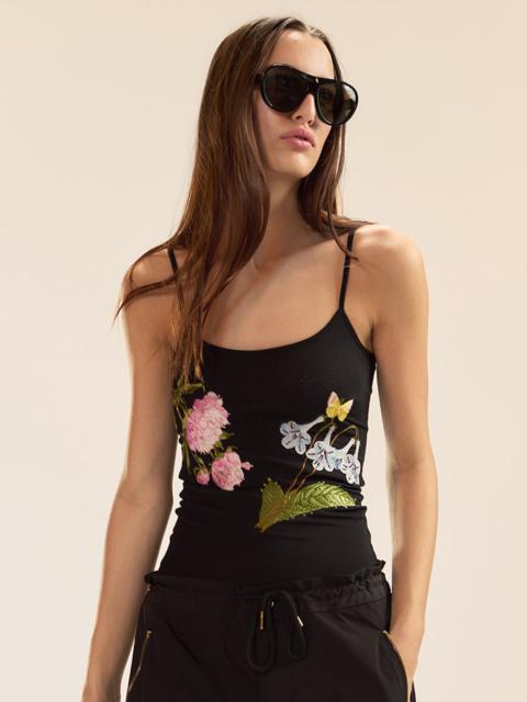 Wildflower Embroidered Tank Top