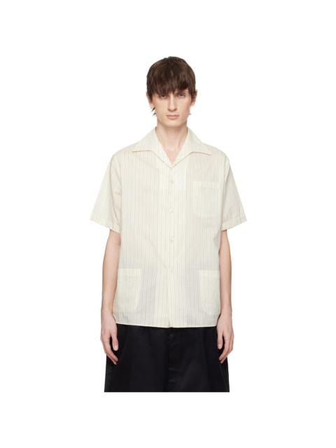 Beige Short-Sleeved Shirt