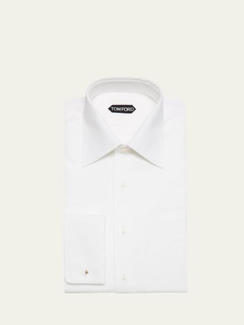 Men's French Cuff Pique Dress Shirt