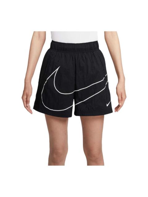 (WMNS) Nike Sportswear Essential Woven Shorts Asia Sizing 'Black' HM4633-010