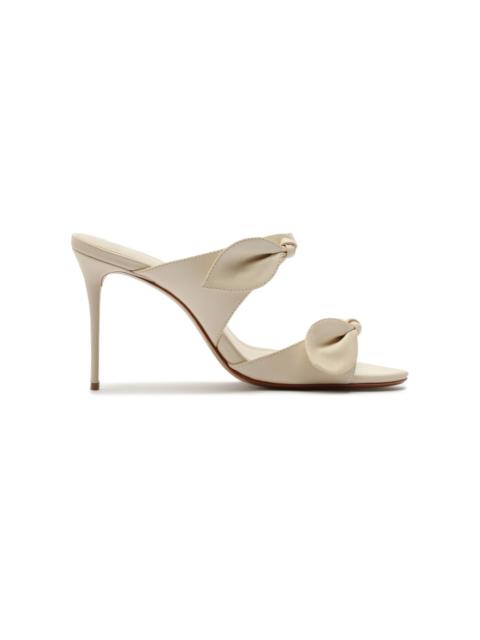 Magnolia Leather Mules ivory