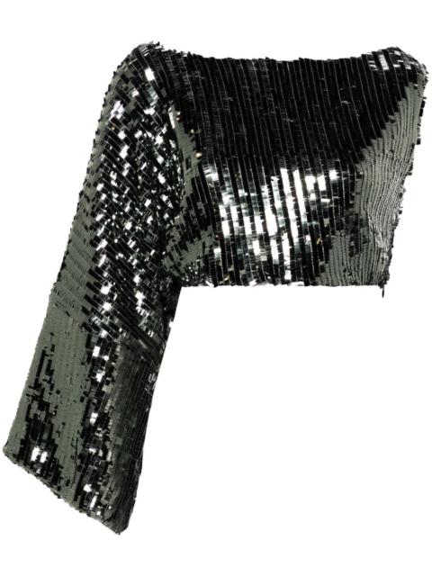 sequinned asymmetric top