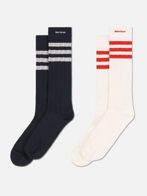 WALES BONNER CROCHET HI SOCK