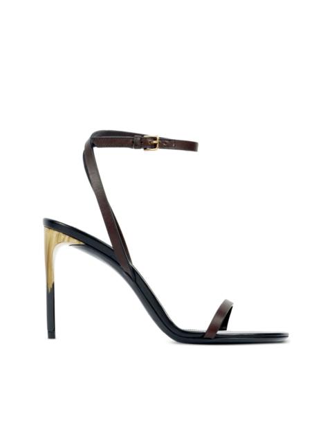 ankle-strap heeled sandals