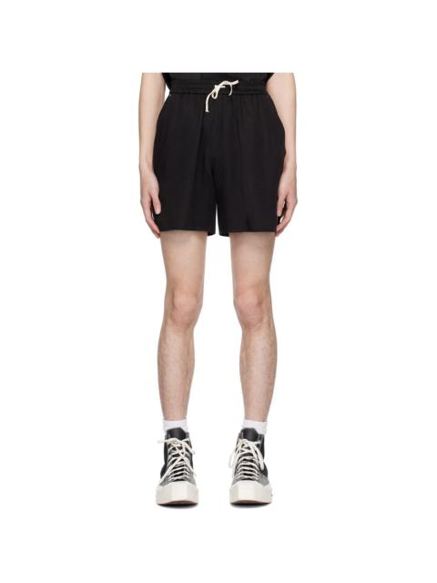 Black Drawstring Shorts