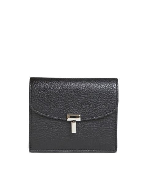 grained-leather wallet