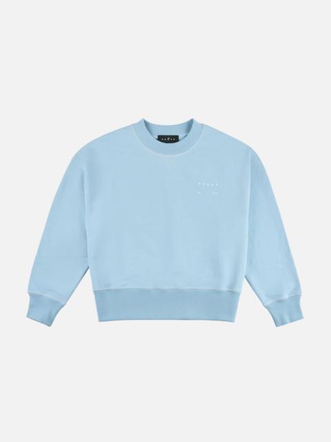 Round-neck sweatshirt in cotton