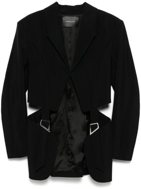 buckled tailored blazer