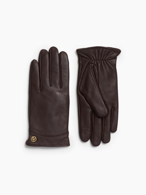 Joni Cashmere-Lined Leather Gloves