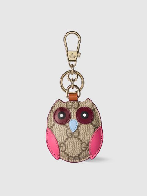 Owl-shaped bag charm