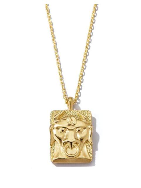 Diamond Taurus Zodiac Pendant Necklace