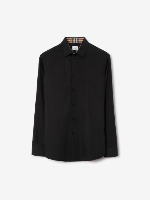 Embroidered EKD Stretch Cotton Shirt