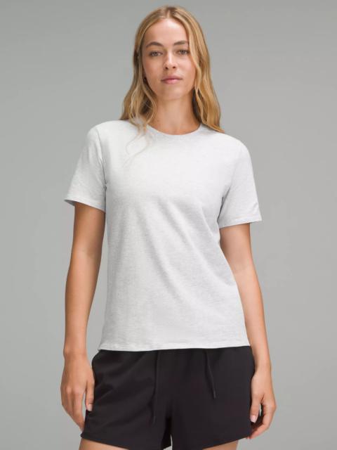 Organic Cotton Straight-Hem Crewneck T-Shirt