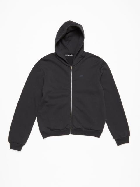 Hooded zipper sweater - Black