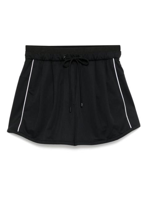 double-waist track shorts