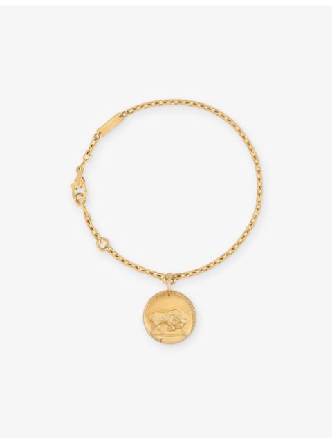 Zodiaque Medal Aries 18ct Yellow-Gold Bracelet