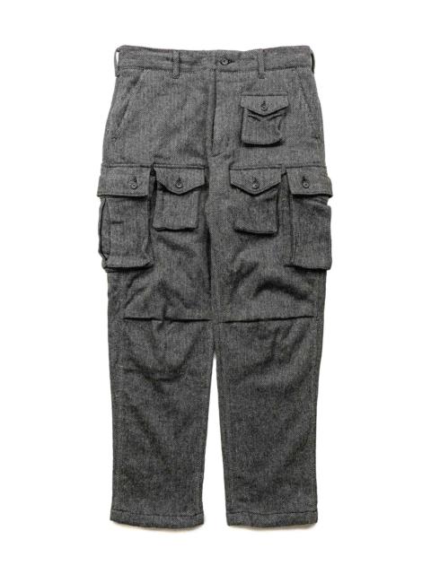 FA Pant Grey Poly Wool Herringbone