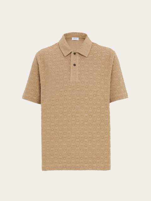 Ferragamo Monogram polo shirt