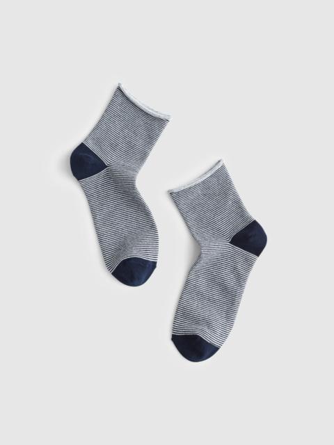 Roll-Top Ankle Socks