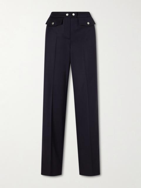 Bumster Wool Straight-leg Pants