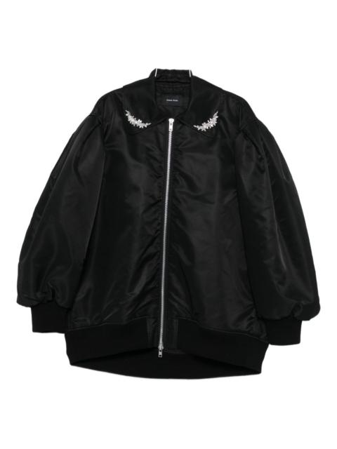 embellished bomber jacket