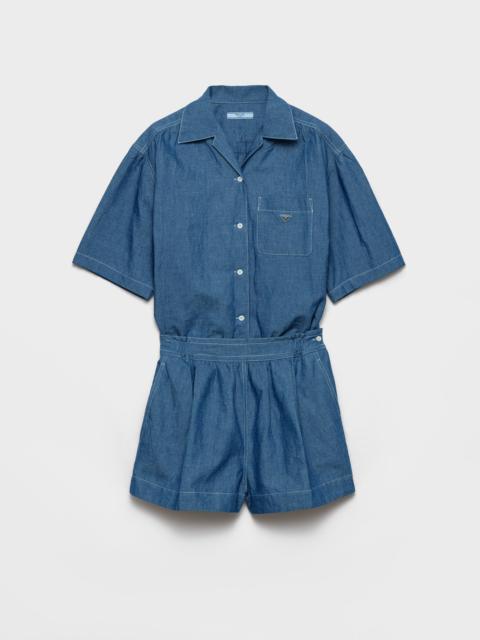 Chambray jumpsuit