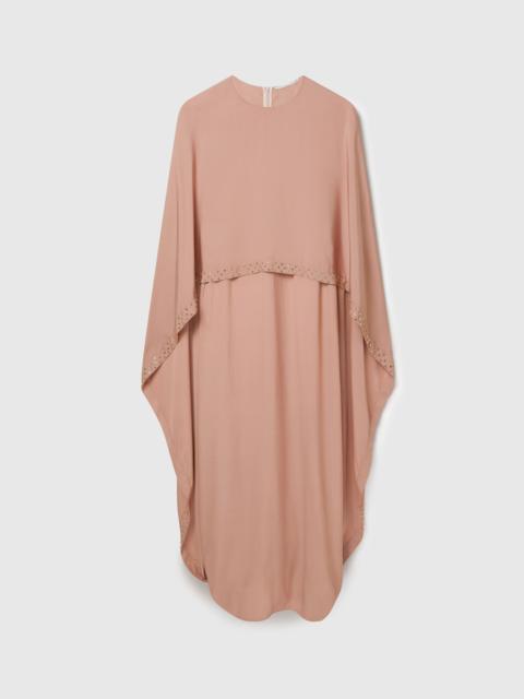 Lead-Free Crystal Cape Gown