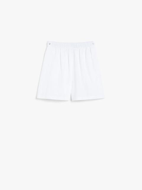ANTIOPE Cotton poplin shorts