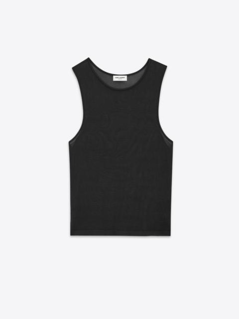 crop tank top in knit