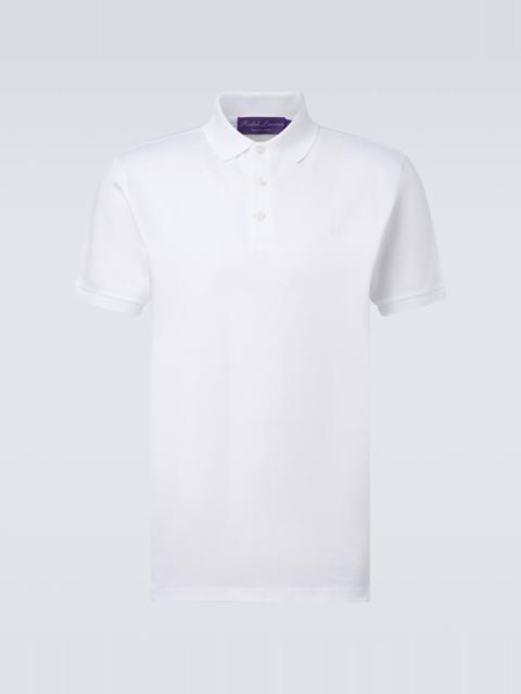 Cotton piqué polo shirt