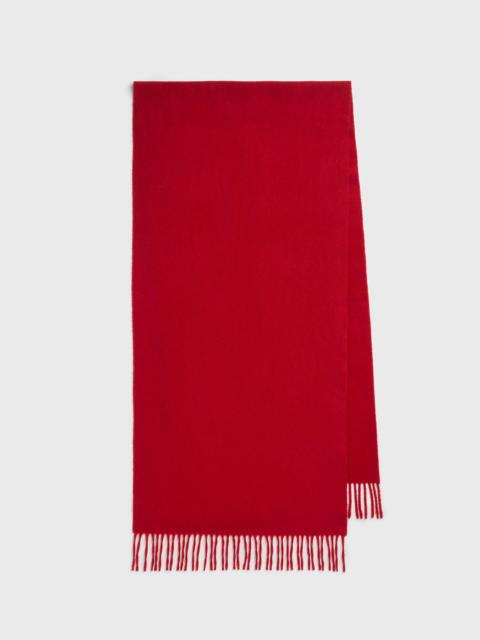 Cashmere scarf red