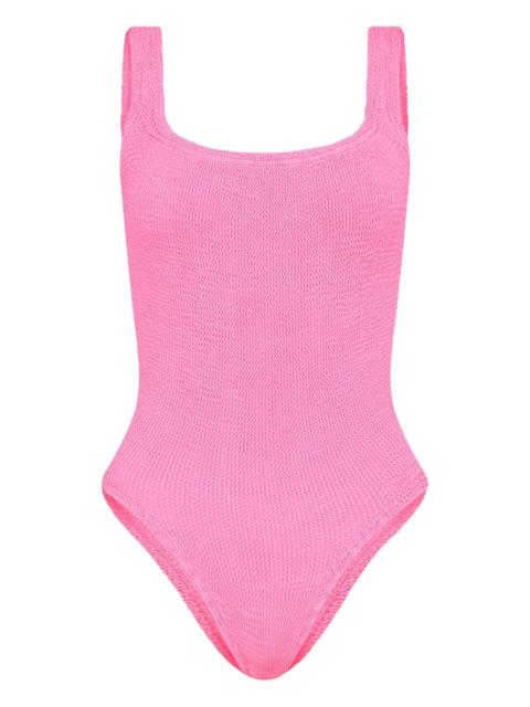 square-neck swimsuit