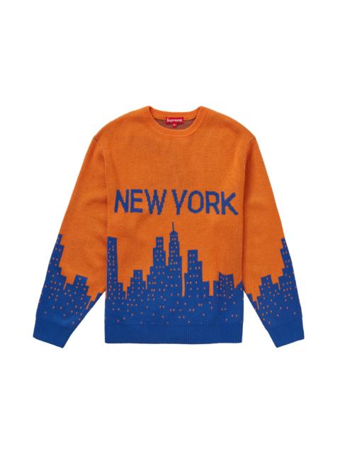 Supreme New York Sweater Orange