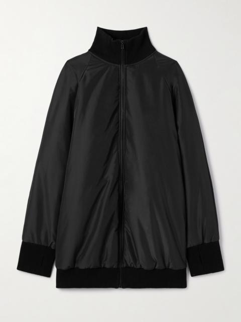Oversized Padded Shell Bomber Jacket