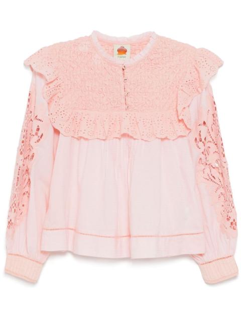 Rose Honeycomb blouse