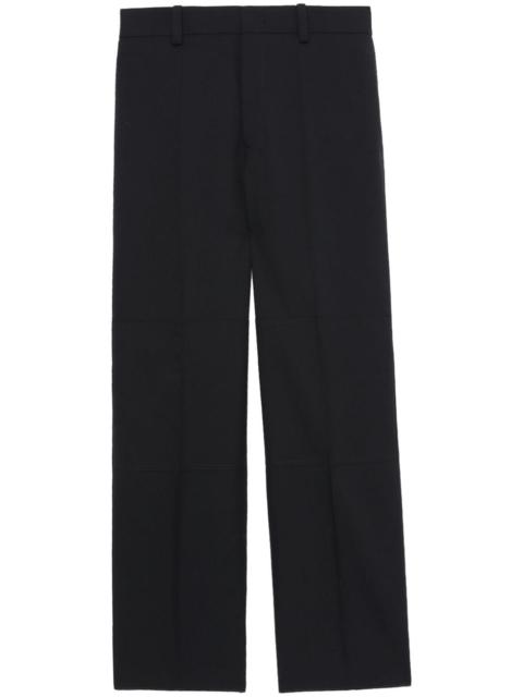 tailored wide-leg trousers